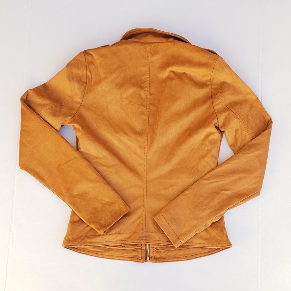 New GUESS Women's Tess Faux-Suede Jacket sz XS - Picture 7 of 8